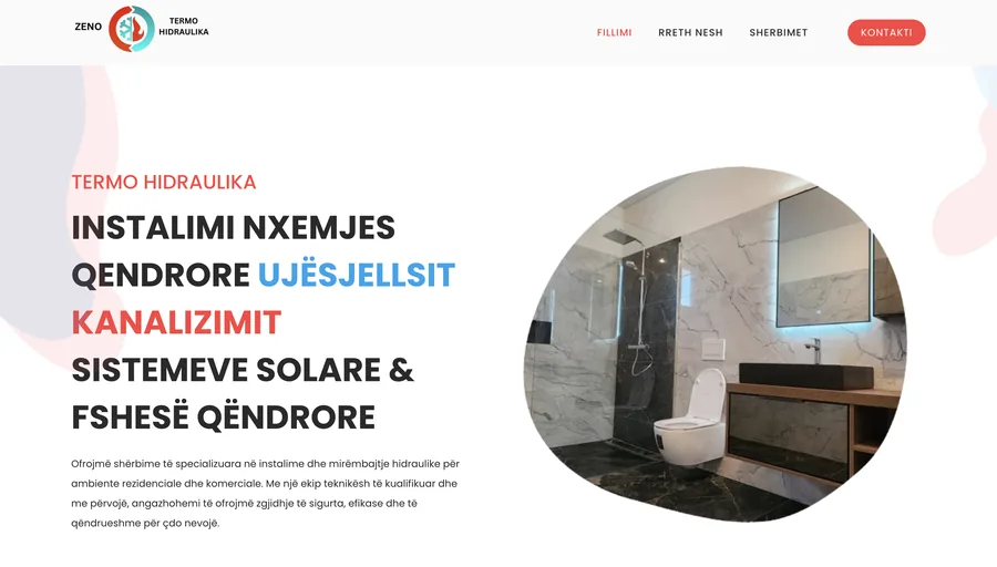Website I built for termohidraulika.mk